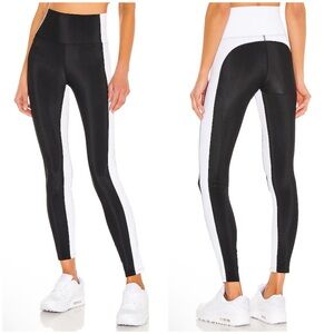 Beach Riot Colorblock Legging in Black & White Size XS